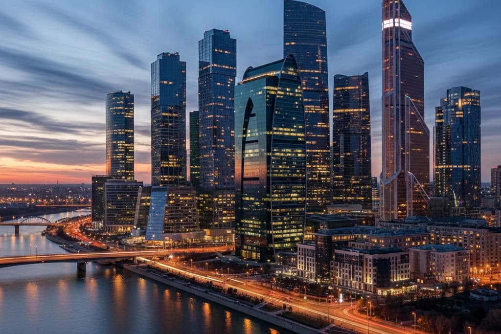 Москва вечером