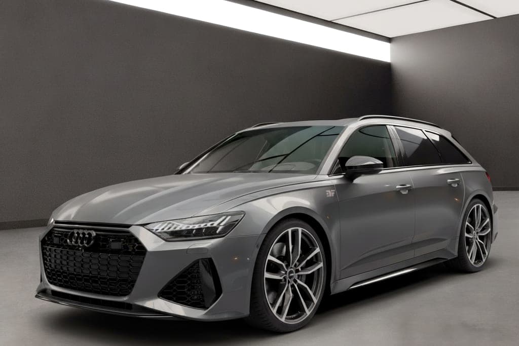 Audi RS 6 Avant Performance, 2023 — вид спереди три четверти