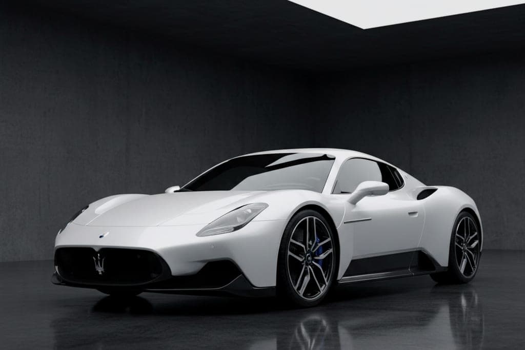 Maserati MC20 Coupé, 2022 — вид спереди три четверти