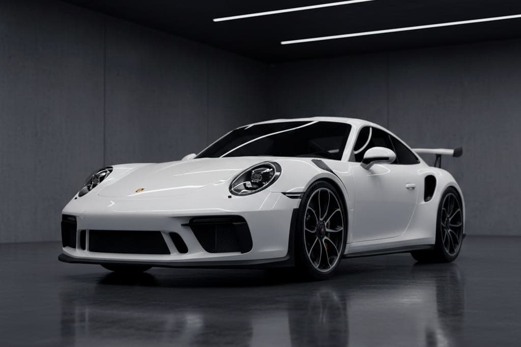 Porsche 911 GT3 RS, 2023 — вид спереди три четверти