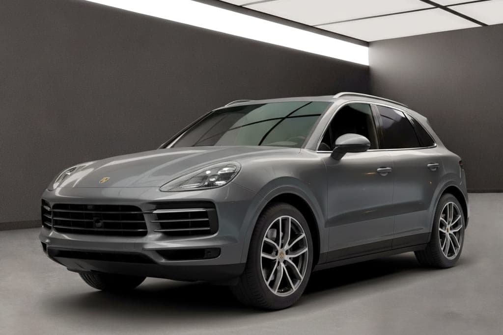 Porsche Cayenne S, 2024 — вид спереди три четверти