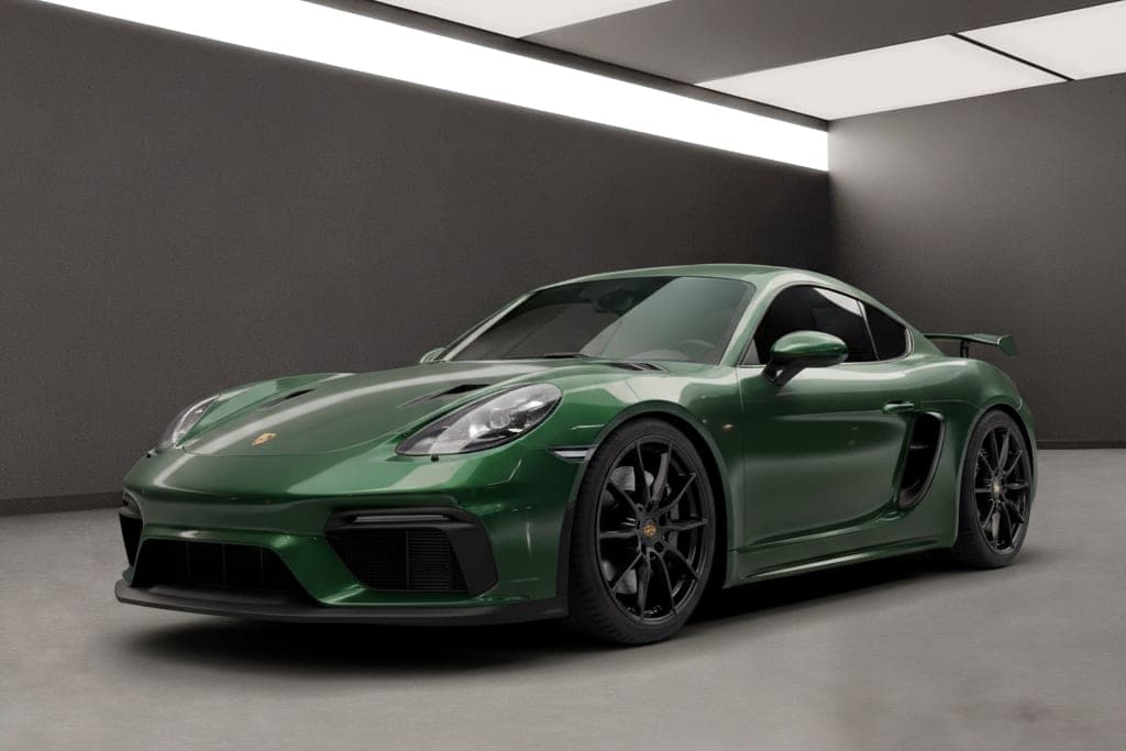 Porsche 718 Cayman GT4 RS, 2023 — вид спереди три четверти